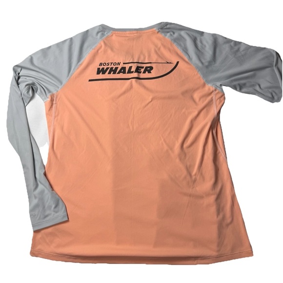 Simms Fishing Women Solarflex Crewneck LS Shirt L Ultra Soft 50UPF Boston Whaler - Picture 7 of 8